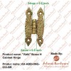 "Abib" Brass H Cabinet Hinge